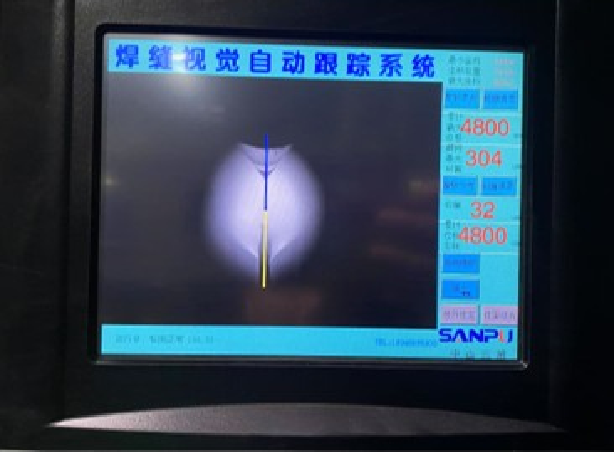 Welding AXU.Automatic welding tracker