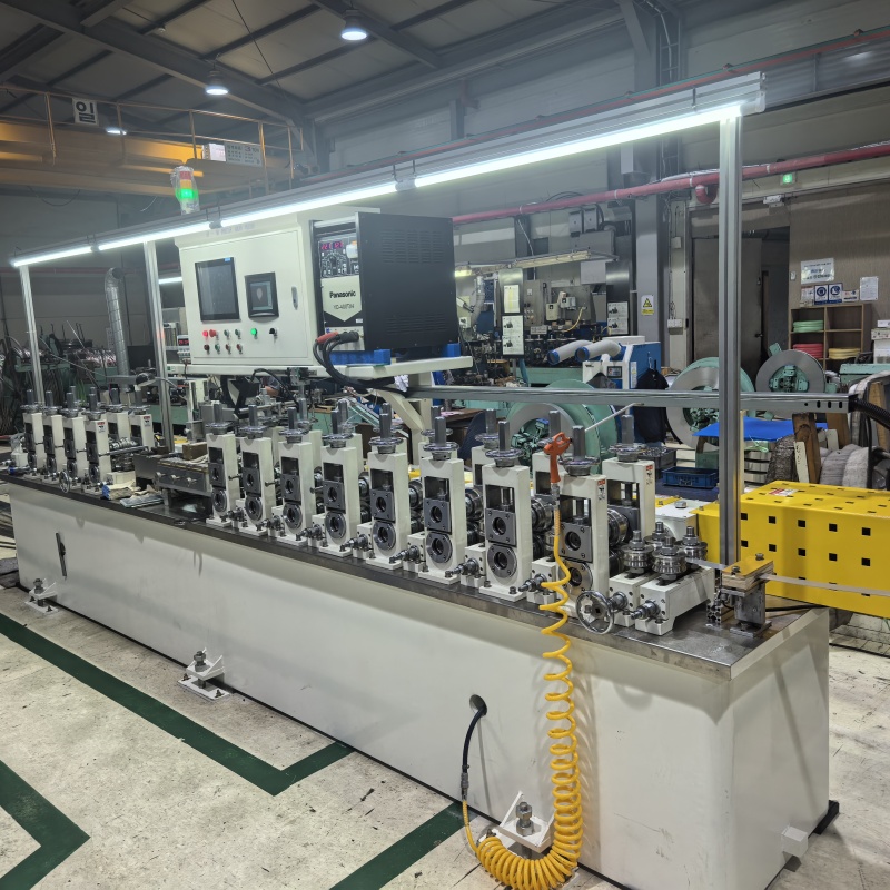 Two precision welding pipe production line in Korea 