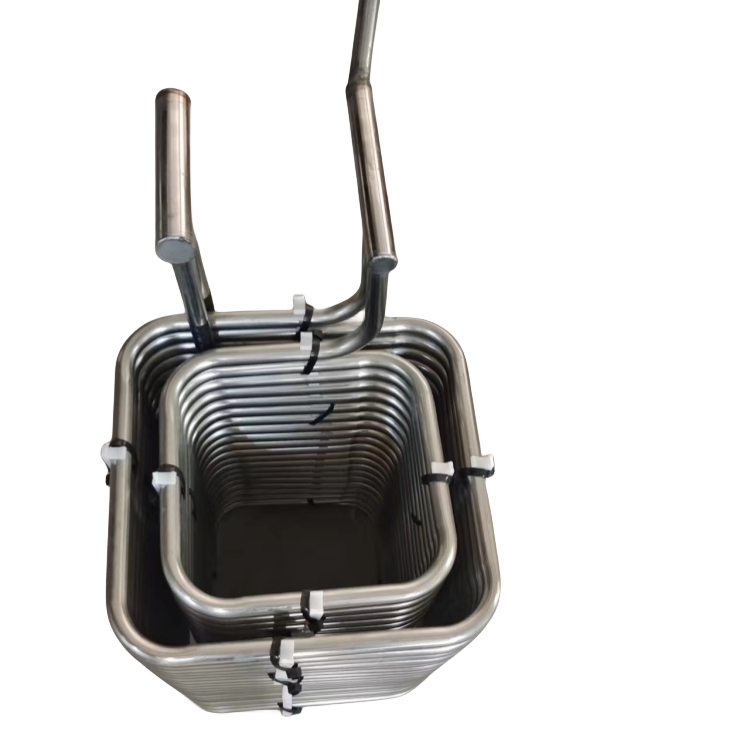 Heat exchanger helix coil pipe 